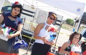 Pin-Up Contest Contestants at IntelliTec College of Pueblo's 2016 Car Expo Fundraiser.