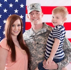 Military benefits for college are available to those who qualify.