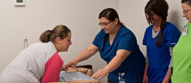 Nursing Assistant students go from virtual to real classroom