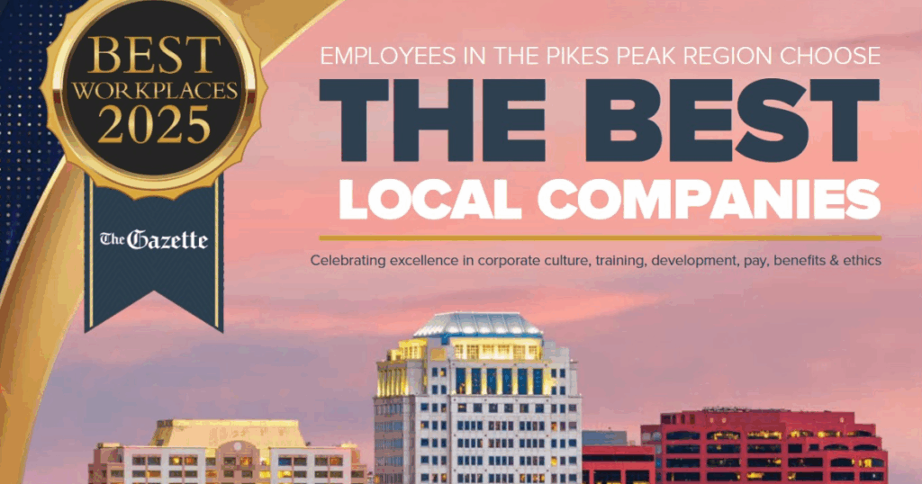 IntelliTec College Colorado Springs Wins 2025 Best Workplaces Award - Image of Best Local Companies Magazine Cover