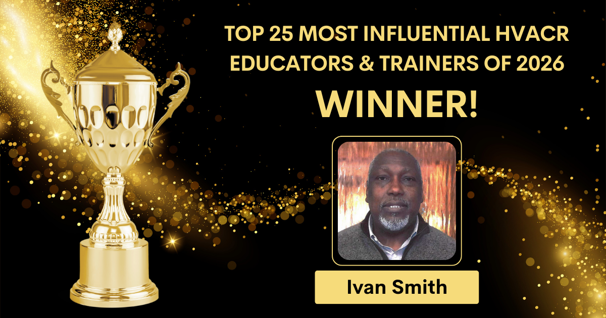 IntelliTec College Colorado Springs' Ivan Smith Wins top 25 Most Influential HVACR Educators & Trainers of 2026 Award Image